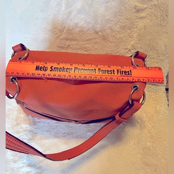 Kate Landry Vibrant Orange Shoulder Bag - Picture 6 of 16